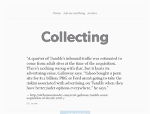 Tablet Screenshot of collecting.aitor.is